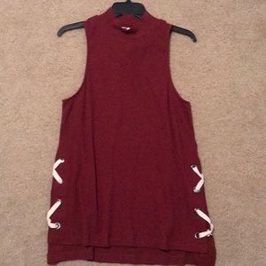 Maroon Top